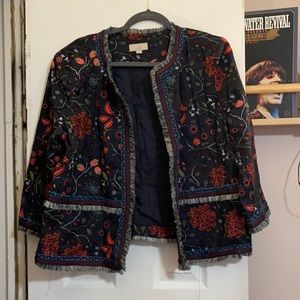 Loft floral and fringe